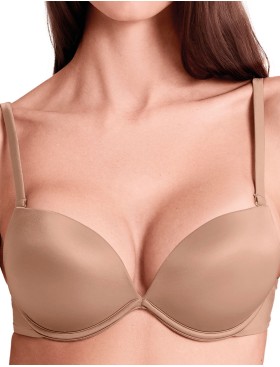 Бюстгальтер супер пуш-ап гель Lormar Double ULTRASHINE bronze skin, Цвет: bronze skin (кофе), Размеры: 65B