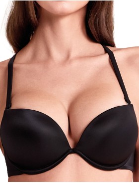 Бюстгальтер супер пуш-ап гель Lormar Double ULTRASHINE nero, Цвет: nero (черный), Размеры: 70B