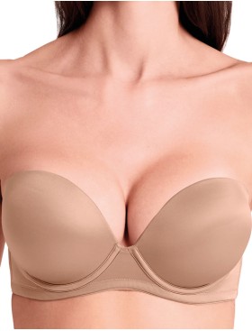 Бюстгальтер супер пуш-ап Lormar Double Extra ULTRASHINE bronze skin, Цвет: bronze skin (кофе), Размеры: 70B