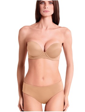 Бюстгальтер супер пуш-ап Lormar Double Extra ULTRASHINE golden skin, Цвет: golden skin (беж), Размеры: 65B, изображение 2