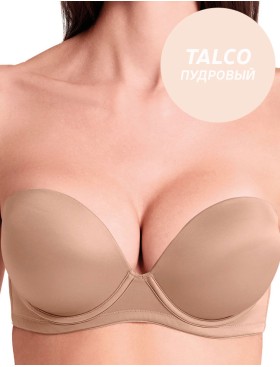 Бюстгальтер супер пуш-ап Lormar Double Extra ULTRASHINE talco, Цвет: talco (пудровый), Размеры: 80B