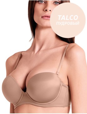 Бюстгальтер супер пуш-ап Lormar Double Extra ULTRASHINE talco, Цвет: talco (пудровый), Размеры: 80B, изображение 2