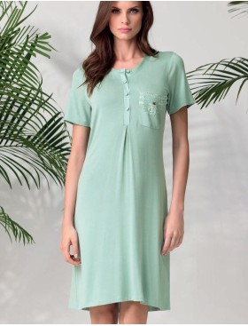 Сорочка с коротким рукавом Lormar SATEN 631328CO giada, Цвет: giada (зеленый), Размеры: XL