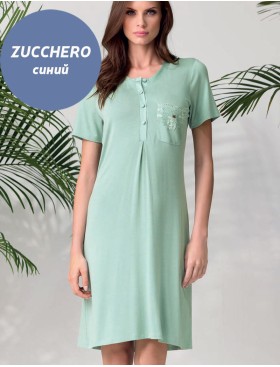 Сорочка с коротким рукавом Lormar SATEN 631328CO zucchero, Цвет: zucchero (сине-голубой), Размеры: 2XL, изображение 2