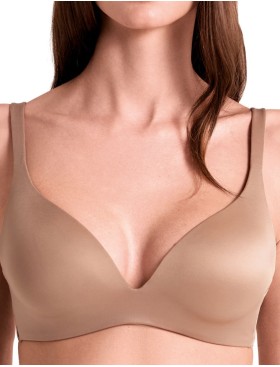 Формованный бюстгальтер без косточек Lormar SHINE bronze skin, Цвет: bronze skin (кофе), Размеры: 70B, изображение 2