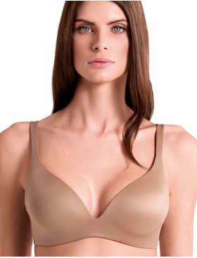 Формованный бюстгальтер без косточек Lormar SHINE bronze skin, Цвет: bronze skin (кофе), Размеры: 70B, изображение 4