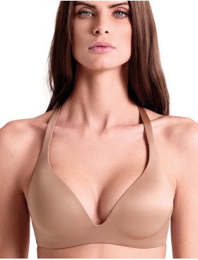 Формованный бюстгальтер без косточек Lormar SHINE bronze skin, Цвет: bronze skin (кофе), Размеры: 70B, изображение 5