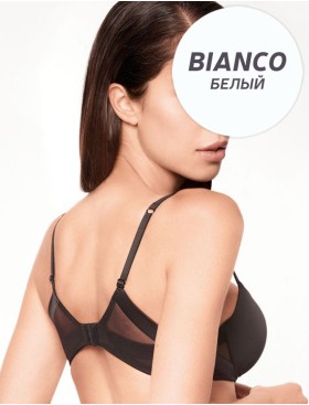 Сверхлегкий бюстгальтер пуш-ап Lormar Soft up EXTRA bianco, Цвет: bianco (белый), Размеры: 75B, изображение 2