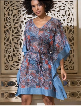 Пляжная туника Mia-Amore TUNIS 7440, Цвет: мультицвет, Размеры: L/XL, изображение 4