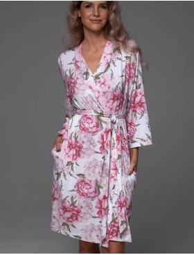 Трикотажный халат Mia-Amore ABBEY 5553, Цвет: мультицвет, Размеры: 2XL/3XL