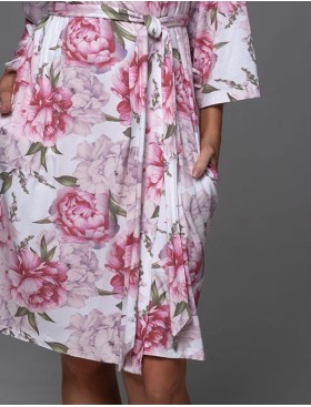 Трикотажный халат Mia-Amore ABBEY 5553, Цвет: мультицвет, Размеры: 2XL/3XL, изображение 5