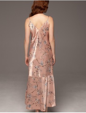 Шёлковая сорочка на бретелях Mia-Amore FIORA 4638, Цвет: персиковый, Размеры: M, изображение 2