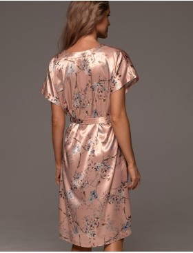 Туника из принтованного шёлка Mia-Amore FIORA 4647, Цвет: персиковый, Размеры: S/M, изображение 2