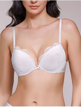 Бюстгальтер пуш-ап гель Mioocchi JOLIN 8325 bianco, Цвет: bianco (белый), Размеры: 80C
