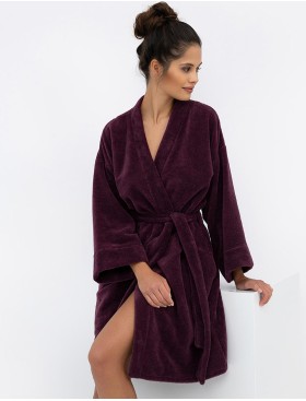 Банный халат Sensis INDIGO, Цвет: бордовый, Размеры: L/XL, изображение 2