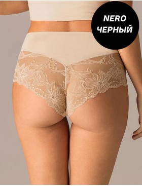 Высокие слипы с кружевной спинкой Sielei IOSONOIO 5119 nero, Цвет: nero (черный), Размеры: M, изображение 2