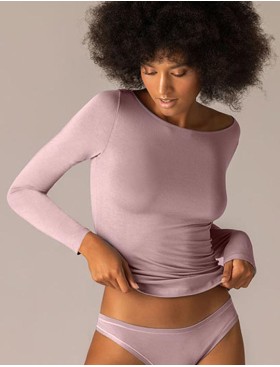 Кофта с вырезом-лодочкой Sielei TODAY 6014 malva, Цвет: malva (лиловый), Размеры: M, изображение 2