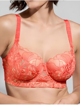 Бюстье с мягкими чашками Empreinte 11204 AGATHE закат, Цвет: закат, Размеры: 75D