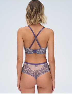 Бюстгальтер пуш-ап без косточек Alles BAROQUE ULTRA super P-UP, Цвет: голубой, Размеры: 70B, изображение 5