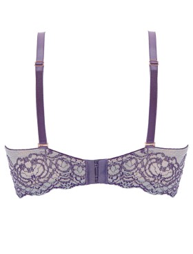 Бюстгальтер пуш-ап без косточек Alles BAROQUE ULTRA super P-UP, Цвет: голубой, Размеры: 70B, изображение 7