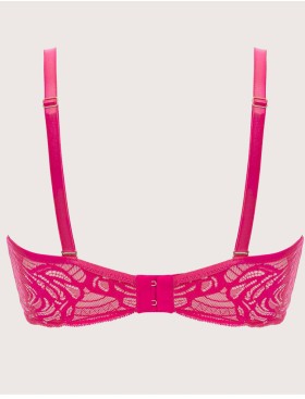 Бюстгальтер с вкладышами пуш-ап Alles EUPHORIC ROUGE P-UP, Цвет: фуксия, Размеры: 65C, изображение 7