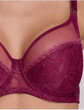 Бюстгальтер мягкий Ava CRYSTAL 1396 M chianti, Цвет: фуксия, Размеры: 95E, изображение 3