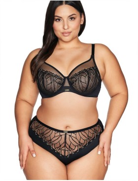 Трусы бразилиана Ava MIRAY 2116 brazilian Black, Цвет: черный, Размеры: 3XL, изображение 4
