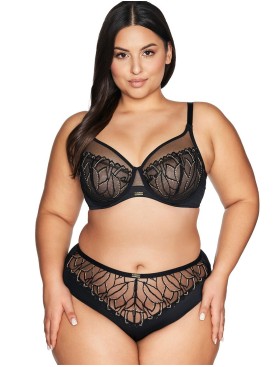 Трусы бразилиана Ava MIRAY 2115 brazilian Black, Цвет: черный, Размеры: S, изображение 3