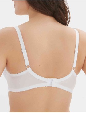 Кружевной бюстгальтер с поролоном Elli 3030 белый, Цвет: белый, Размеры: 75H, изображение 10
