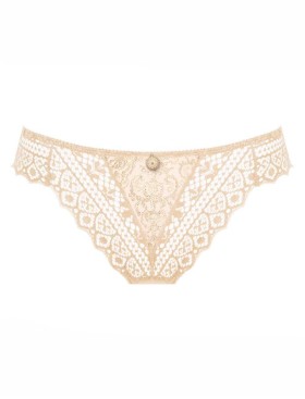 Кружевные стринги Empreinte 01151 CASSIOPEE кремово-бежевый, Цвет: кремово-бежевый, Размеры: L, изображение 4