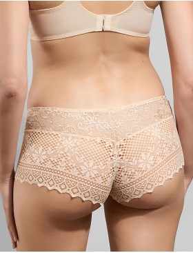 Кружевные трусы-шорты Empreinte 02151 CASSIOPEE кремово-бежевый, Цвет: кремово-бежевый, Размеры: XL, изображение 2