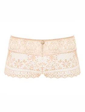Кружевные трусы-шорты Empreinte 02151 CASSIOPEE кремово-бежевый, Цвет: кремово-бежевый, Размеры: XL, изображение 4