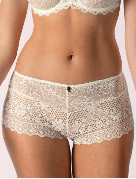 Кружевные трусы-шорты Empreinte 02151 CASSIOPEE шёлк, Цвет: шёлк, Размеры: L