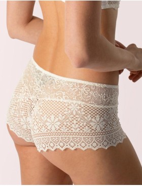 Кружевные трусы-шорты Empreinte 02151 CASSIOPEE шёлк, Цвет: шёлк, Размеры: L, изображение 2