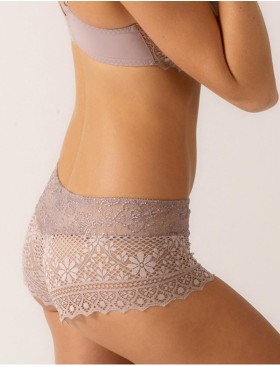 Кружевные трусы-шорты Empreinte 05151 CASSIOPEE дикая роза, Цвет: дикая роза, Размеры: L, изображение 2
