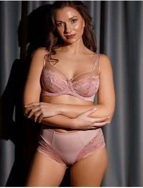 Бюстгальтер с мягкой чашкой Fluide PETALE 7050 античная роза, Цвет: античная роза, Размеры: 90E, изображение 4