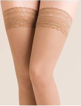 Чулки Gabriella 164 CALZE PLUS 15 den бежевый, Цвет: бежевый, Размеры: 5/6