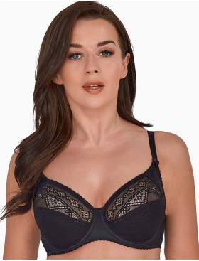 Бюстгальтер мягкий Gaia 059 NANCY M черный, Цвет: черный, Размеры: 70I, изображение 4