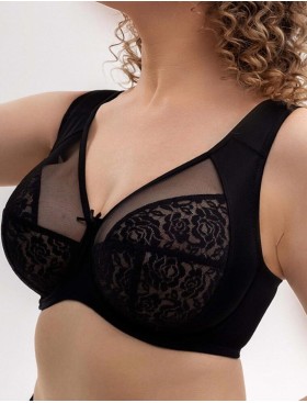 Бюстгальтер мягкий с широкими бретелями Honey H48-25-L черный, Цвет: черный, Размеры: 90H, изображение 3