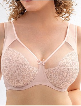 Бюстгальтер мягкий с широкими бретелями Honey H48-25-L крем-брюле, Цвет: крем-брюле, Размеры: 75H