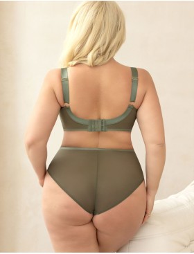 Трусы высокие Kris Line LULU briefs high waist, Цвет: оливковый, Размеры: M, изображение 4