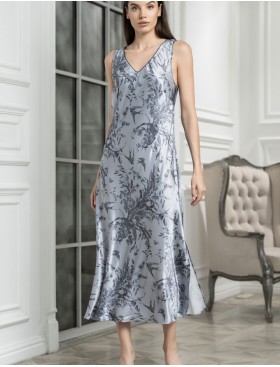 Длинная ночная сорочка Mia-Amore ARGENTA 4238, Цвет: стальной, Размеры: M, изображение 3