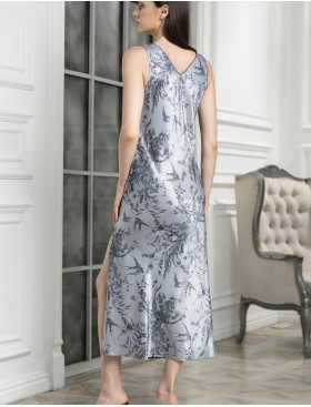 Длинная ночная сорочка Mia-Amore ARGENTA 4238, Цвет: стальной, Размеры: M, изображение 2