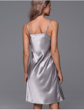 Сорочка шёлковая Mia-Amore LA PERLA 4711, Цвет: жемчужный, Размеры: 5XL, изображение 2