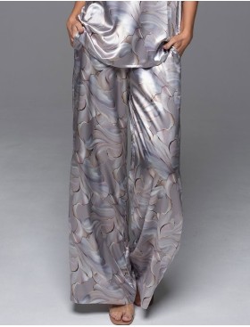 Комплект из натурального шёлка Mia-Amore LA PERLA 4716, Цвет: жемчужный, Размеры: 3XL, изображение 5