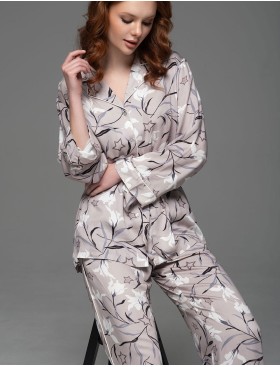 Пижама с брюками Mia-Amore MAILA 5565, Цвет: серый, Размеры: 3XL