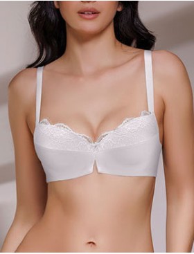 Бюстгальтер балконет Mioocchi JOLIN 8326 bianco, Цвет: bianco (белый), Размеры: 75D