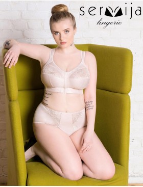 Бюстгальтер мягкий без косточек Sermija 150-12-L крем-брюле, Цвет: крем-брюле, Размеры: 70D, изображение 4