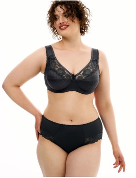 Трусы слипы Sermija 191-25-K тёмный-графит, Цвет: тёмный-графит, Размеры: M, изображение 4