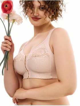 Бюстгальтер с застежкой спереди Sermija AGATHA 190-25-L крем-брюле, Цвет: крем-брюле, Размеры: 90D, изображение 2